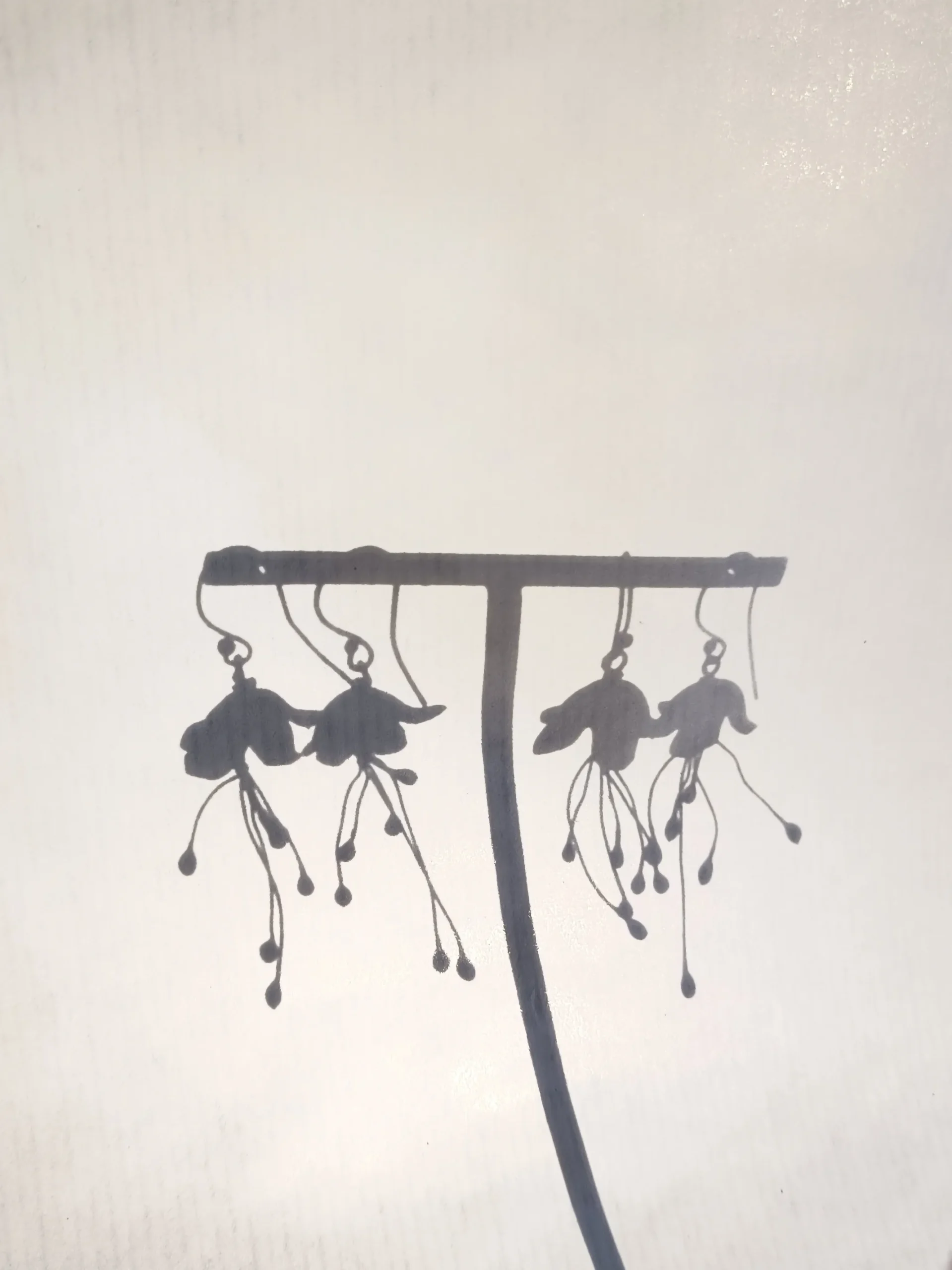 Pendientes azahar sombra