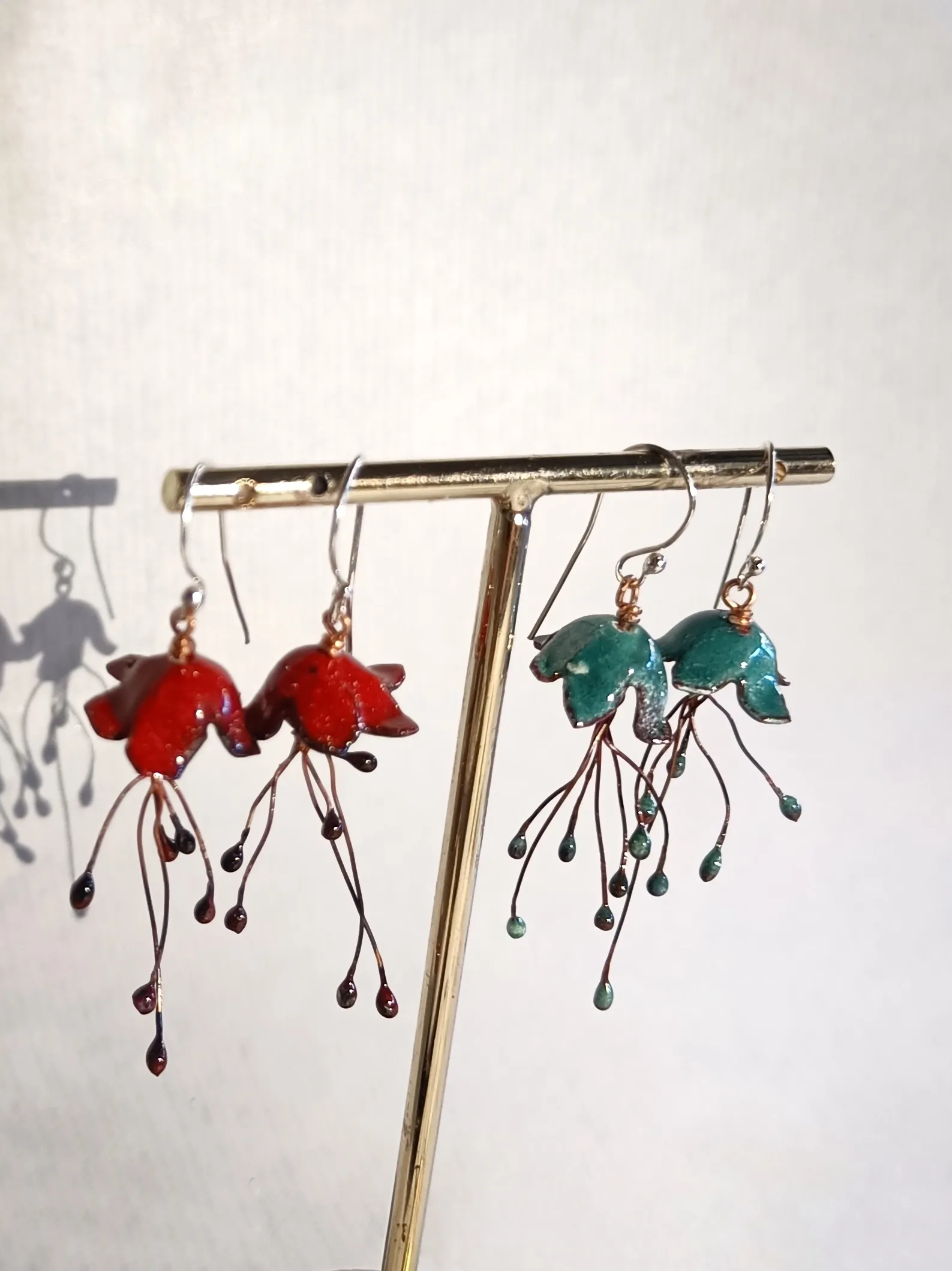 pendientes azahar expositor